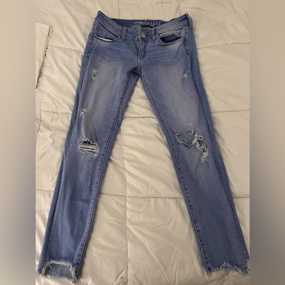 American Eagle Outfitters Denim - American Eagle. Size 8. Light blue